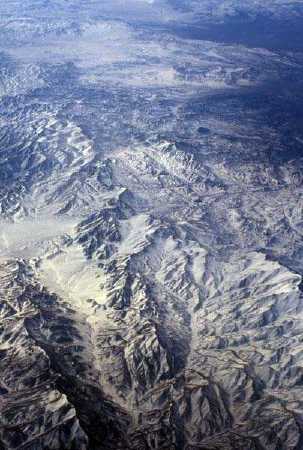 La Cordillères des Andes vue d'avion